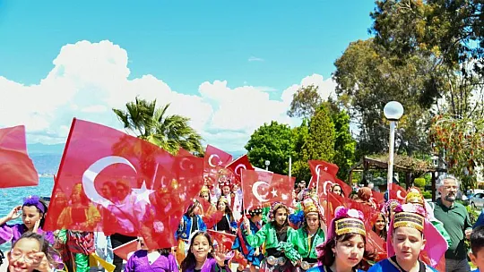 23 Nisan Fethiye'de coşkuyla kutlandı
