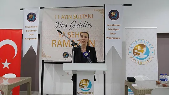 SEYDİKEMER BELEDİYESİ DEPREMZEDELER İÇİN İFTAR PROGRAMI DÜZENLEDİ