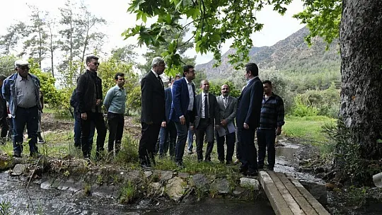 Vali Orhan Tavlı, Proje Çalışmalarını Yerinde İnceledi