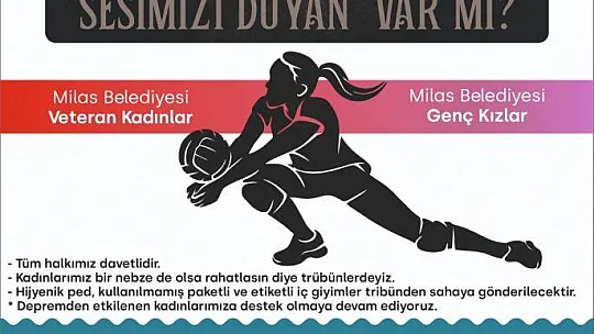 KADINLAR, VOLEYBOL MÜSABAKASINDA 'SESİMİZİ DUYAN VAR MI?' DİYECEK