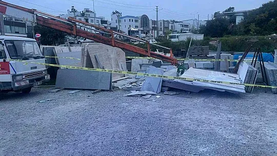 Tonlarca mermerin altında kalarak can verdi