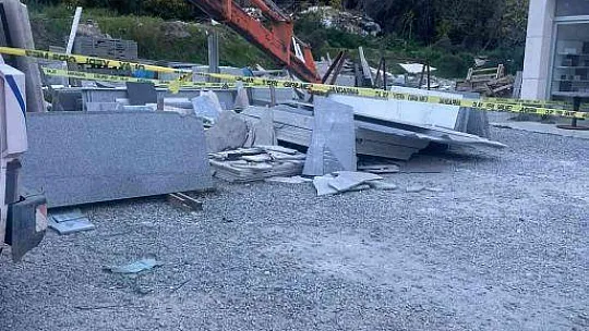 Tonlarca mermerin altında kalarak can verdi
