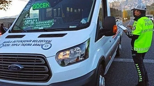 Trafik ekiplerinden Covid-19 denetimi