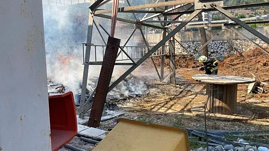 TRAFO MERKEZİNDEKİ YANGIN BÜYÜMEDEN SÖNDÜRÜLDÜ