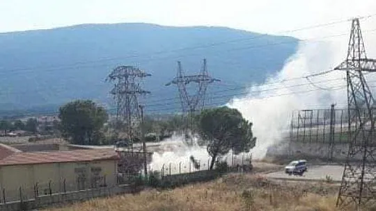 TRAFO MERKEZİNDEKİ YANGIN BÜYÜMEDEN SÖNDÜRÜLDÜ
