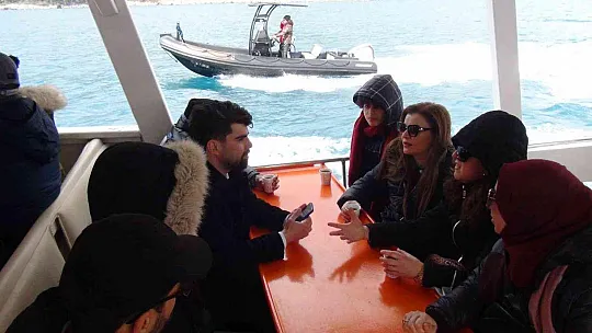 Tunus'lu Deniz Koruma ekibi Muğla'da
