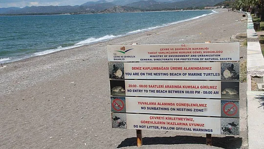 Çalış Plajı'nda sezon hazırlıklarına başlandı