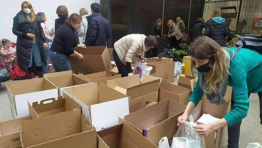 Türkiye'den Ukrayna'ya yardım seferberliği