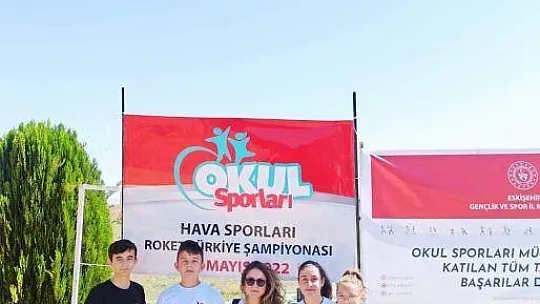 Türkiye Hava Sporları Roket Şampiyonası'nda Türkiye 3'üncülüğü Muğla'dan