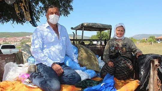 Üç gündür römorkta yaşayan ailenin yardımına Kızılay yetişti