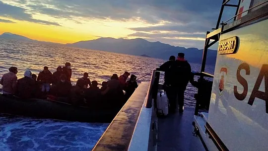 Üç olayda 37 düzensiz göçmen kurtarıldı