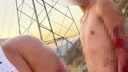 Uçuruma uçan araçta 1'i ağır 2 kişi yaralandı