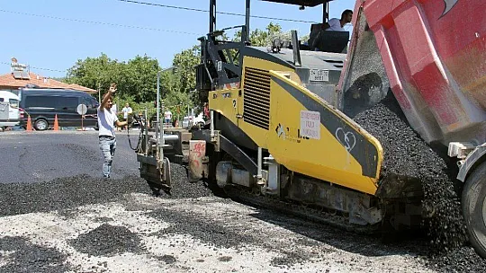 Ula Belediyesinden asfalt çalışması