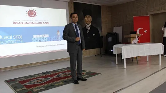 Ulusal staj programı oryantasyon eğitimi düzenlendi