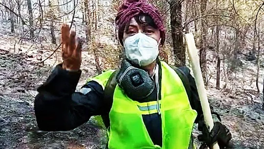 Ünlü oyuncu Mehtap Bayri: 'Ormanları yakanları unutmayalım'