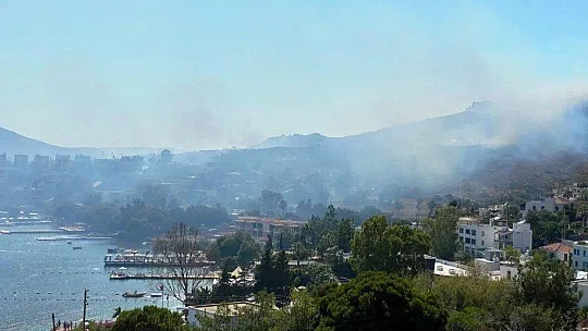 Ünlü tatil beldesi duman altında kaldı