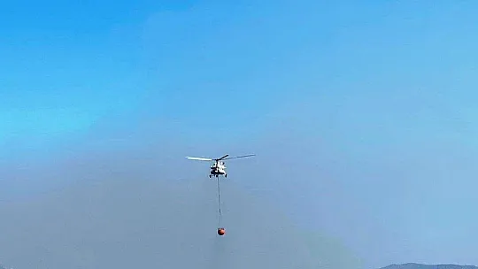 Ünlü tatil beldesi duman altında kaldı