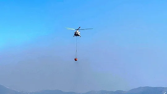 Ünlü tatil beldesi duman altında kaldı