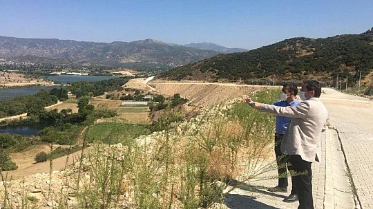 Vali Orhan Tavlı Milas OSB alanında incelemede bulundu