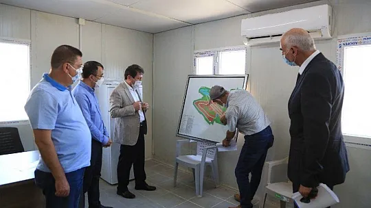Vali Orhan Tavlı Milas OSB alanında incelemede bulundu