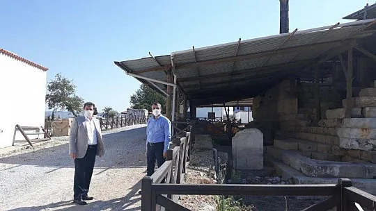 Vali Tavlı, Kral Mezarında İncelemelerde Bulundu