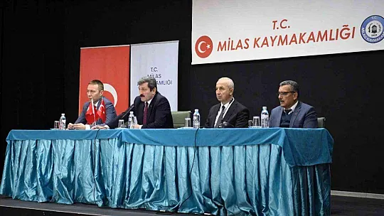 VALİ TAVLI MİLAS'IN MUHTARLARINI DİNLEDİ