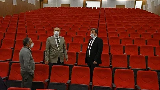 Vali Tavlı yurt inşaatında inceleme yaptı