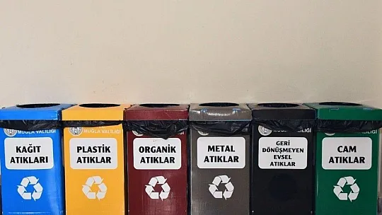 Valilikte 6,5 ton atık geri dönüştürüldü