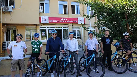 MUĞLA'DA İŞE BİSİKLET İLE GİTTİLER