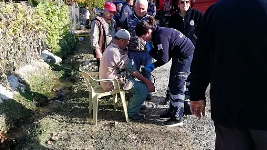 Yangında evleri kül oldu