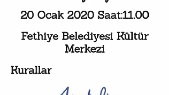 Anatolia Cup Fethiye'de yapılacak