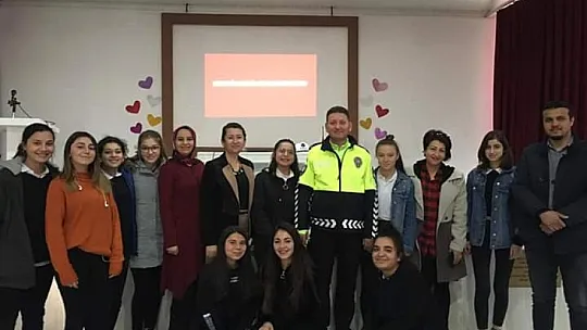 Trafik güvenliği anlatıldı