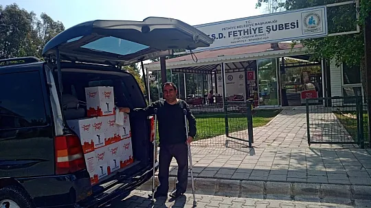 Türkiye Sakatlar Derneği Fethiye Şubesi ile Fethiye Beşiktaş Taraftarlar Derneği arasında güç birliği