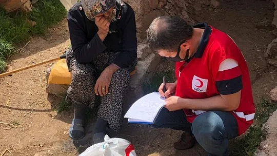 Yardım kolileri ihtiyaç sahiplerine ulaştırılıyor 