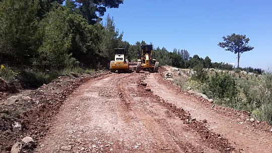 Stabilize yol çalışmaları devam ediyor