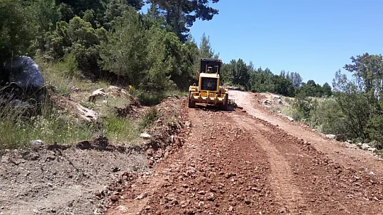 Stabilize yol çalışmaları devam ediyor