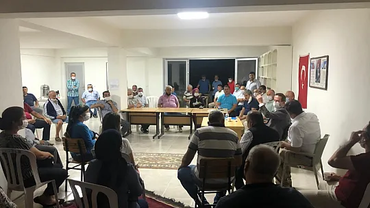 Öztürk, 'Halkımızın sorunlarına çözüm bulmak için geldik'