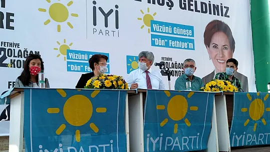 İYİ parti Fethiye ilçe başkanlığı 2. Olağan kongresi başladı