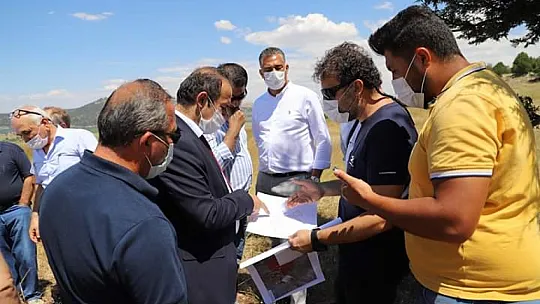 Tarımsal İhtisas Sanayi İçin Bölgede İncelemeler Yapıldı