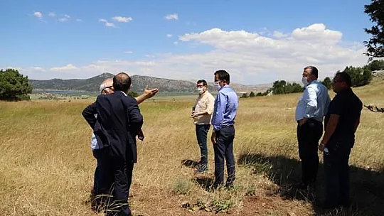 Tarımsal İhtisas Sanayi İçin Bölgede İncelemeler Yapıldı