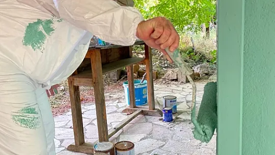 CHP'Lİ DEMİR, GENÇLERLE CAMİ BOYADI