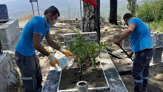 17 Şehidimizin Mezarlıklarında Temizlik Ve Bakım İşlemi Yapıldı