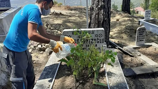 17 Şehidimizin Mezarlıklarında Temizlik Ve Bakım İşlemi Yapıldı