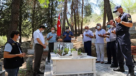 SEYDİKEMER'DE ŞEHİDE SAYGI ZİYARETİ