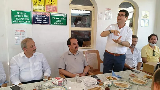 ÖZKALDI, OSB PROJESİ İÇİN SEYDİKEMER'DEYDİ