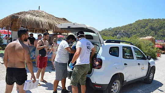 MİSİNA YUTAN YEŞİL DENİZ KAPLUMBAĞASINA OPERASYON