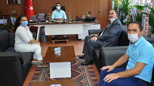 Kaymakam Fırat'a hayırlı olsun ziyaretleri sürüyor