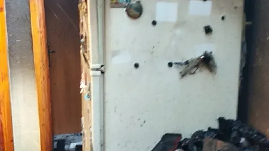 İtfaiyenin zamanında müdahalesi ile söndürüldü