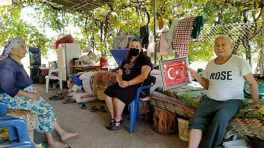 ŞEHİT AİLELERİNE ZİYARETLERDE BULUNDULAR