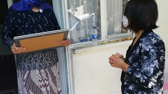 ŞEHİT AİLELERİNE ZİYARETLERDE BULUNDULAR